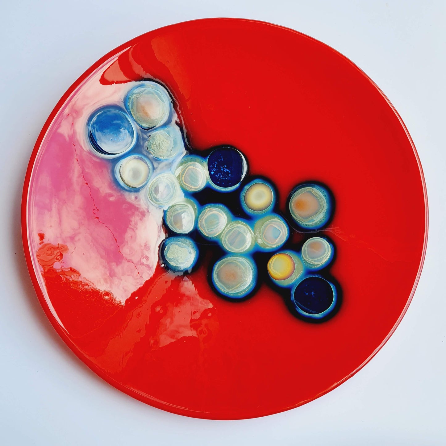 River Rocks Large Bowl - Red