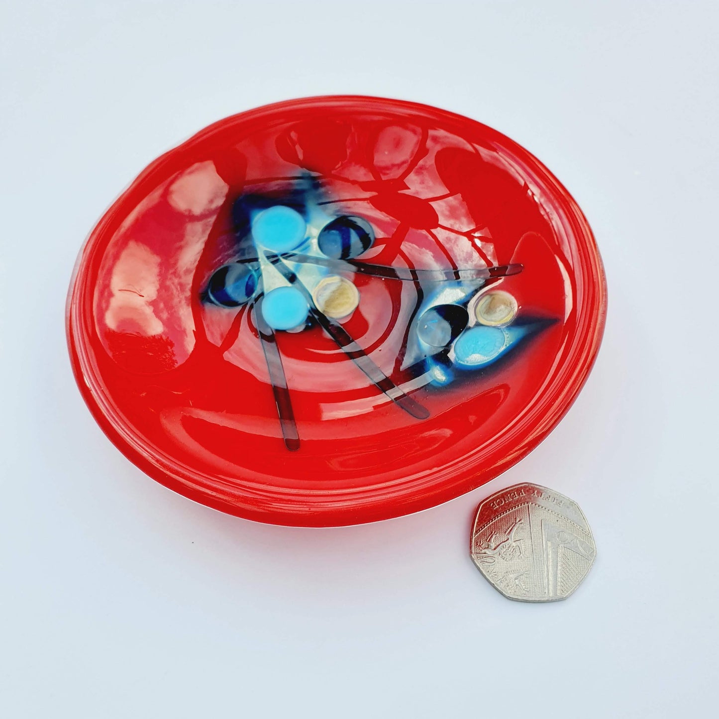 River Rocks Small Round Dish
