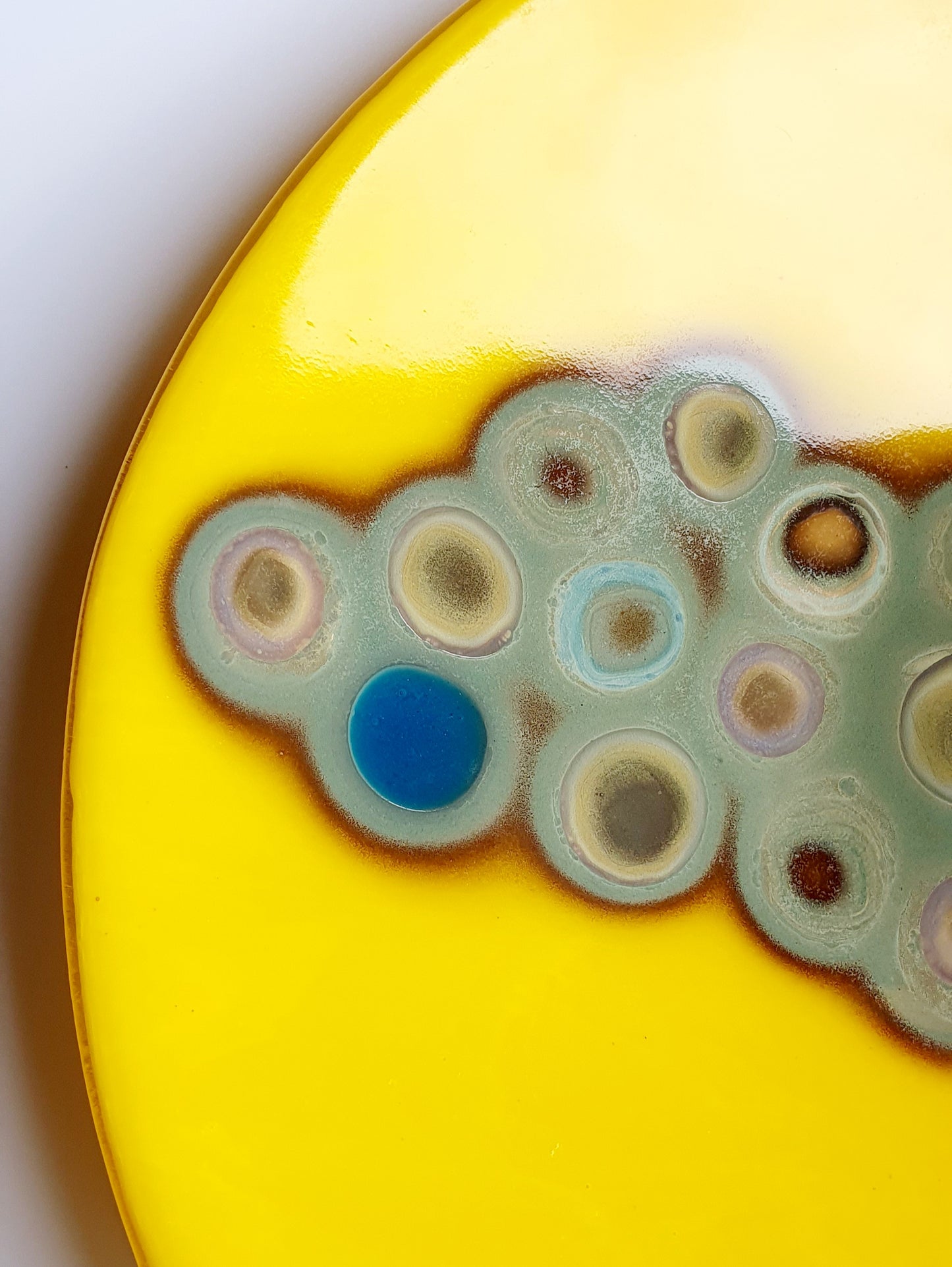 River Rocks Large Bowl - Yellow
