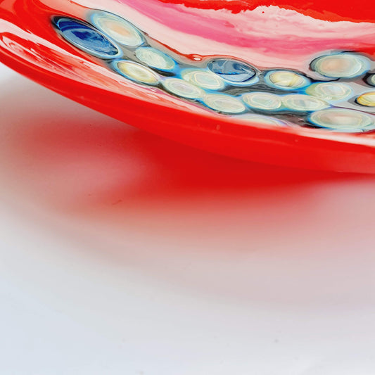 River Rocks Large Bowl - Red