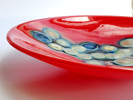 River Rocks Large Bowl - Red