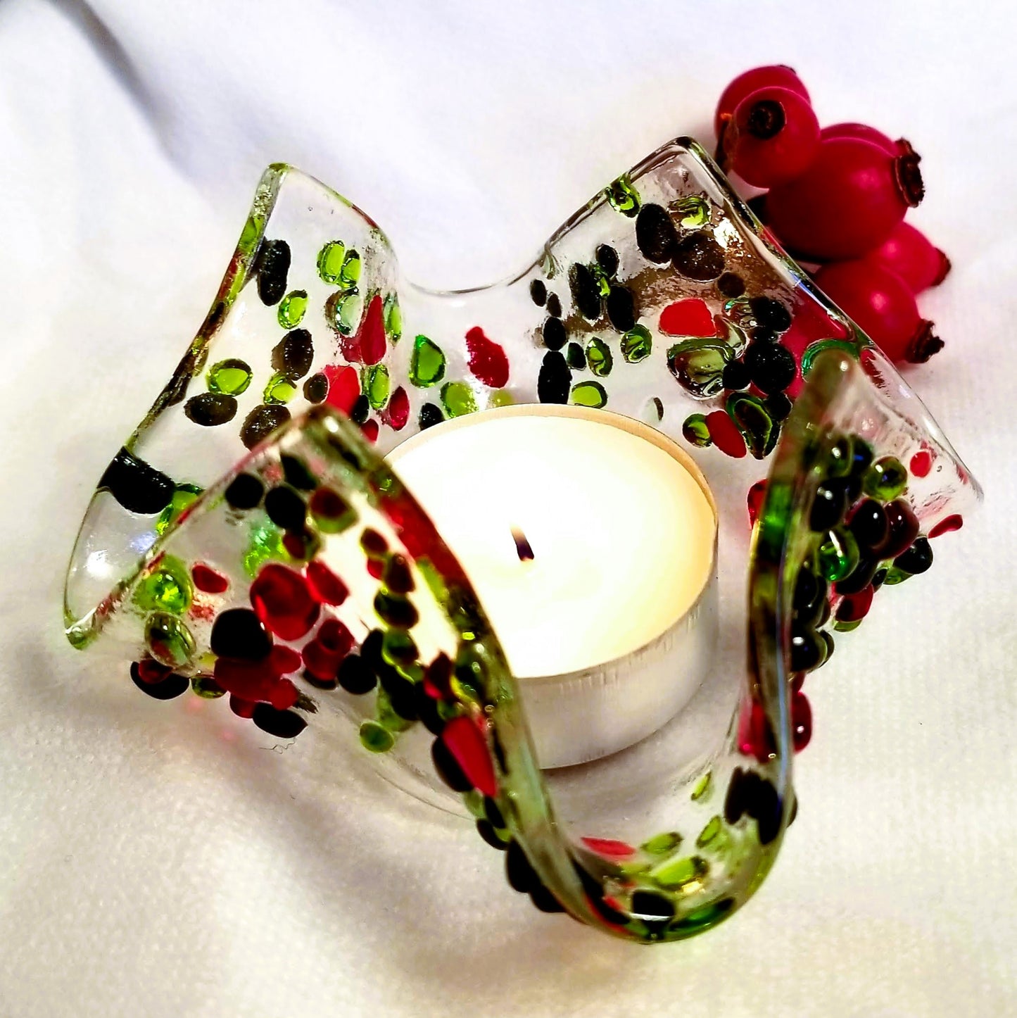 Holly Berry Tealight